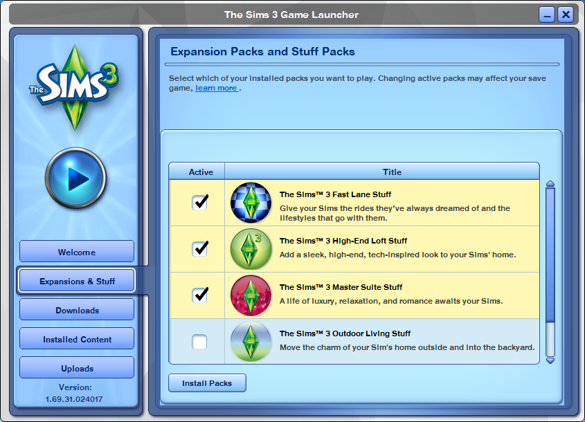 the sims 3 update